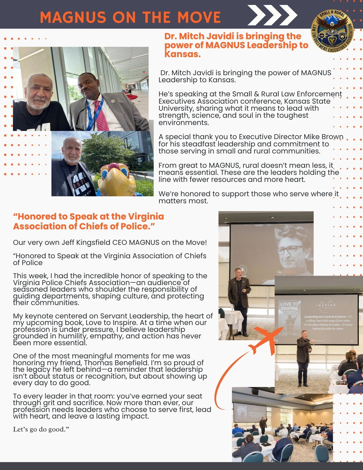 MAGNUS on the Move Dr. Mitch Javidi